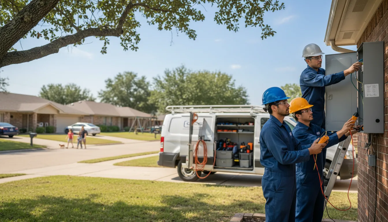 Certified electrician providing emergency electrical services in Tyronza, AR
